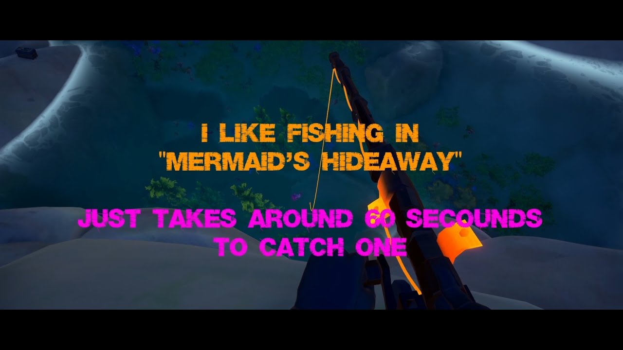 That's why I like to fish in "Mermaid's Hideaway" | Sea of Thieves